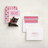 "Purr-fect Valentine" - Valentine's Day Cards in Berry by Carmia Jordaan - Assembled