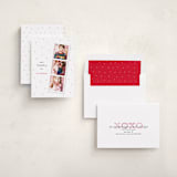 "Valentine Photo Strip" - Valentine's Day Cards in Snow by Ilene Guy - Assembled