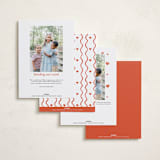 "handdrawn wavy border" - Valentine's Day Cards in Cotton by Cass Loh - Back of Card Options