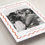 "handdrawn wavy border" - Valentine's Day Cards in Cotton by Cass Loh - Detail