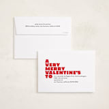 "merry valentine's" - Valentine's Day Cards in Rose by Lori Wemple - FREE Recipient Addressing