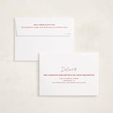"Procrastination Expert" - Valentine's Day Cards in Poinsettia by Erica Krystek - FREE Recipient Addressing