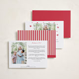 "A Notation" - Valentine's Day Cards in Crimson by Pixel and Hank - Back of Card Options