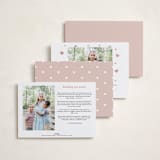 "Bordered" - Valentine's Day Cards in Blush by Kristen Knechtel - Back of Card Options