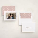 "Bordered" - Valentine's Day Cards in Blush by Kristen Knechtel - Assembled
