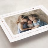 "Bordered" - Valentine's Day Cards in Blush by Kristen Knechtel - Detail