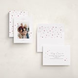 "Little Hearts" - Valentine's Day Cards in Berries by Pixel and Hank - Assembled
