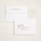 "Mod Film" - Valentine's Day Cards in Cherry Pie by Jessica Williams - FREE Recipient Addressing