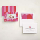 "Paper Hearts" - Valentine's Day Cards in Raspberry by Maria Alou - Assembled