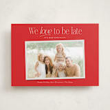 "Love to be Late" - Valentine's Day Cards in Apple by Jackie Crawford - Front