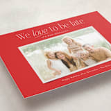 "Love to be Late" - Valentine's Day Cards in Apple by Jackie Crawford - Detail
