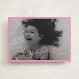 "Minimal Frame" - Valentine's Day Cards in Bubblegum by Kelly Watkins - Front