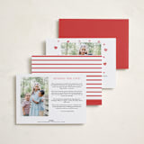 "Faubourg" - Valentine's Day Cards in Ivory by Leia Matt - Back of Card Options