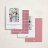 "Quartzite" - Valentine's Day Cards in Rosy by Wildfield Paper Co - Back of Card Options