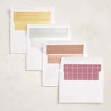 "Quartzite" - Valentine's Day Cards in Rosy by Wildfield Paper Co - Envelope Liner Options