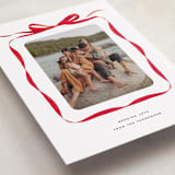 "Bow" - Valentine's Day Cards in Crimson by Olivia Kanaley Inman - Detail