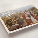 "Vintage Postcard" - Valentine's Day Cards in Buttercream by Morgan Kendall - Detail