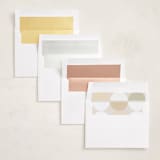 "Vintage Postcard" - Valentine's Day Cards in Buttercream by Morgan Kendall - Envelope Liner Options