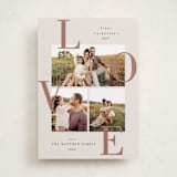 "Scattered Love" - Valentine's Day Cards in Latte by Oma N. Ramkhelawan - Front