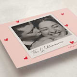 "confetti hearts snapshot" - Valentine's Day Cards in Blush by Karidy Walker - Detail