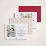 "Swiss Hearts" - Valentine's Day Cards in Cherry by Ashlee Townsend - Back of Card Options