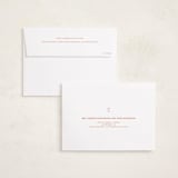 "Love in watercolor" - Valentine's Day Cards in Coral by Sabrin Deirani - FREE Recipient Addressing