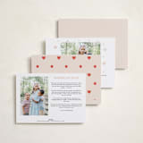 "Love Is" - Valentine's Day Cards in Ivory by Baumbirdy - Back of Card Options