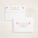 "Corner Bow Frame" - Valentine's Day Cards in Latte by Jackie Crawford - FREE Recipient Addressing