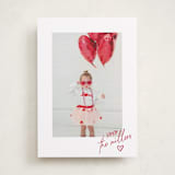 "Signature" - Valentine's Day Cards in Cherry by Jenna Holcomb - Front