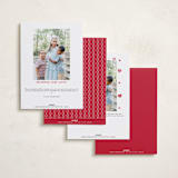 "Signature" - Valentine's Day Cards in Cherry by Jenna Holcomb - Back of Card Options