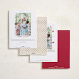 "Swiss Hearts" - Valentine's Day Cards in Cherry by Ashlee Townsend - Back of Card Options