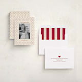 "Swiss Hearts" - Valentine's Day Cards in Cherry by Ashlee Townsend - Assembled