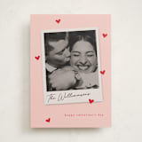 "confetti hearts snapshot" - Valentine's Day Cards in Blush by Karidy Walker - Front