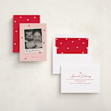 "confetti hearts snapshot" - Valentine's Day Cards in Blush by Karidy Walker - Assembled