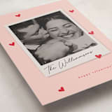 "confetti hearts snapshot" - Valentine's Day Cards in Blush by Karidy Walker - Detail