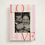"l o v e" - Valentine's Day Cards in Bubblegum by Ellen Schlegelmilch - Front