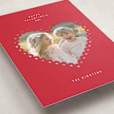 "Pure Heart" - Valentine's Day Cards in Red Velvet by Pati Cascino - Detail