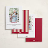 "Pattern on Pattern" - Valentine's Day Cards in Cherry Soda by Ashlee Townsend - Back of Card Options