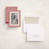 "Pattern on Pattern" - Valentine's Day Cards in Cherry Soda by Ashlee Townsend - Assembled