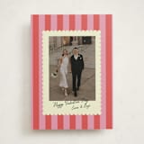 "Nice Stripes" - Valentine's Day Cards in Raspberry by Helena Vitto - Front
