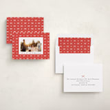 "Little Hearts & Bows" - Valentine's Day Cards in Cherry by Maria Alou - Assembled