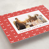 "Little Hearts & Bows" - Valentine's Day Cards in Cherry by Maria Alou - Detail