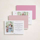 "Hygge" - Valentine's Day Cards in Strawberry by Megan Davis - Back of Card Options