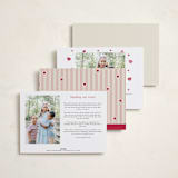 "Valentines Classic" - Valentine's Day Cards in Cream by Robert and Stella - Back of Card Options