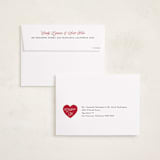 "Valentines Classic" - Valentine's Day Cards in Cream by Robert and Stella - FREE Recipient Addressing