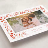 "Flora Frame" - Valentine's Day Cards in Poppy by Laura Hankins - Detail