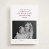 "Delayed Poem" - Valentine's Day Cards in Candy Hearts by Robert and Stella - Front
