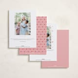 "Delayed Poem" - Valentine's Day Cards in Candy Hearts by Robert and Stella - Back of Card Options
