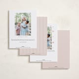 "Coastal Garland" - Valentine's Day Cards in Beach Rose by Everett Paper Goods - Back of Card Options