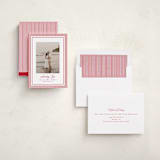 "Striped Elegance" - Valentine's Day Cards in Berry by Kelly Schmidt - Assembled